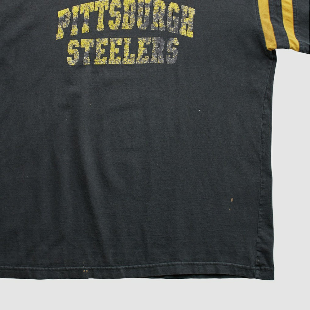 Fanatics Pittsburgh Steelers NFL 2000s Long Sleeve T-shirt Black Vintage