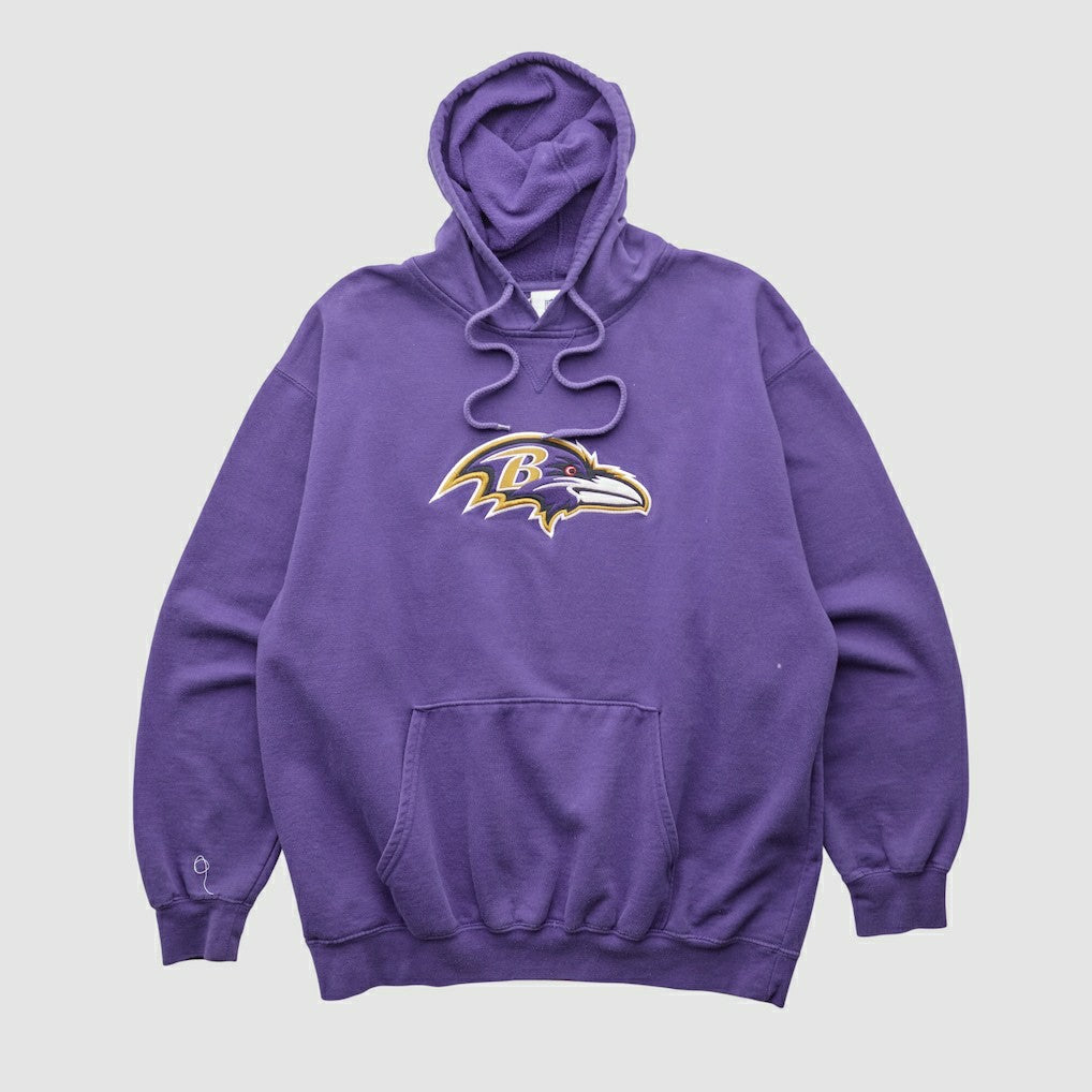 Fanatics Baltimore Ravens NFL 2000s Hooded Pullover Sweatshirt Purple Vintage