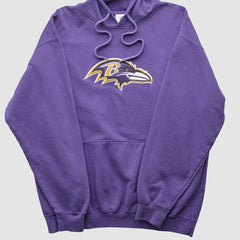 Fanatics Baltimore Ravens NFL 2000s Hooded Pullover Sweatshirt Purple Vintage