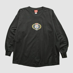 Fanatics Pittsburgh Steelers NFL 2000s Long Sleeve T-shirt Black Vintage