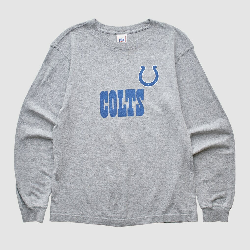 Fanatics Indianapolis Colts NFL 2000s Long Sleeve T-shirt Heather Gray Vintage