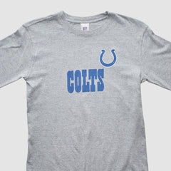 Fanatics Indianapolis Colts NFL 2000s Long Sleeve T-shirt Heather Gray Vintage