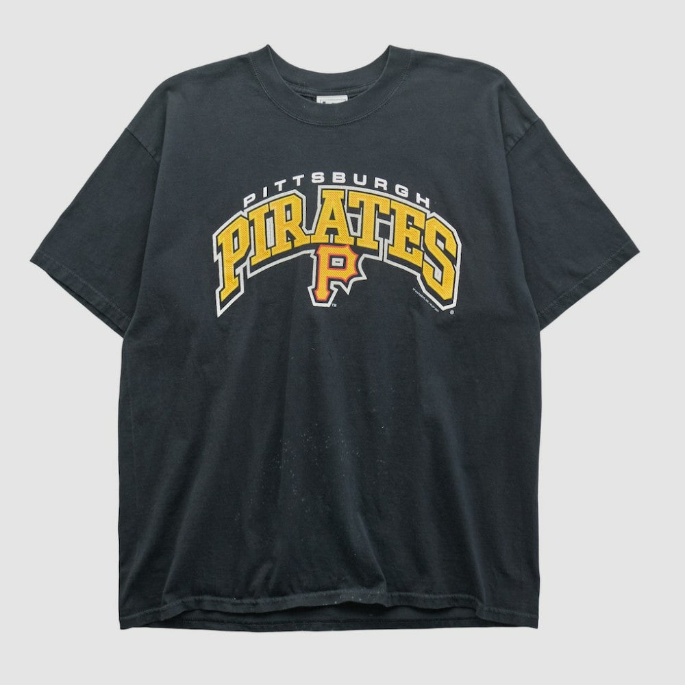 Pittsburgh Pirates Lee Apparel 2001 T-shirt - Black - Vintage - Fanatics on Sale