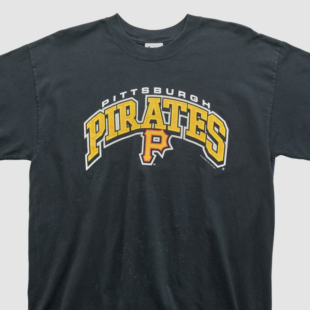 Pittsburgh Pirates Lee Apparel 2001 T-shirt - Black - Vintage - Fanatics on Sale