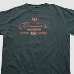 Philadelphia 76ers 2000s T-shirt Black Vintage | Vintage Lifestyle