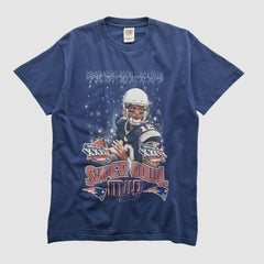 Fanatics Super Bowl MVP Fruit of The Loom 2002 T-shirt Navy Vintage