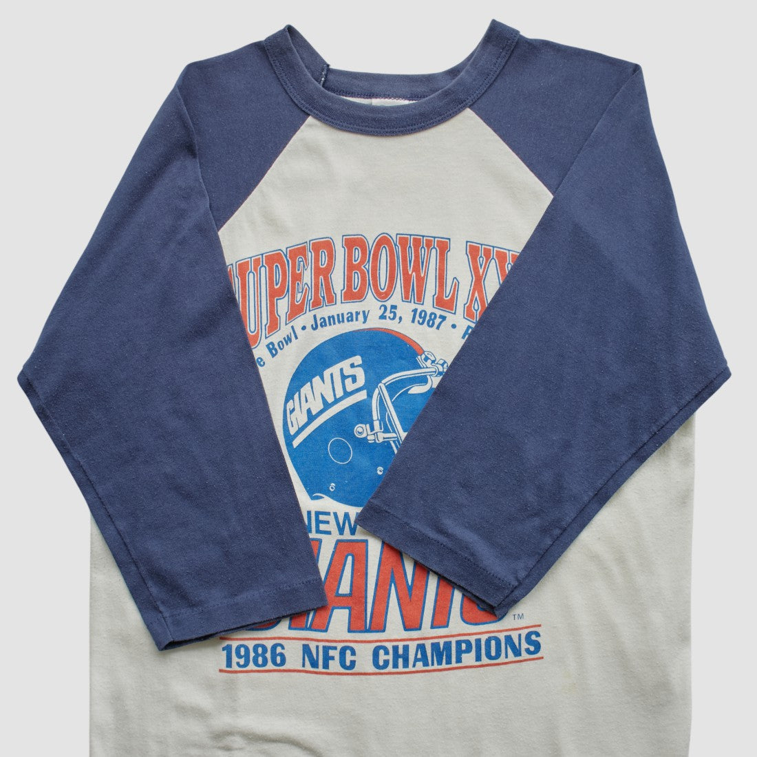 Fanatics Super Bowl XXI Trench 1986 T-shirt White Vintage