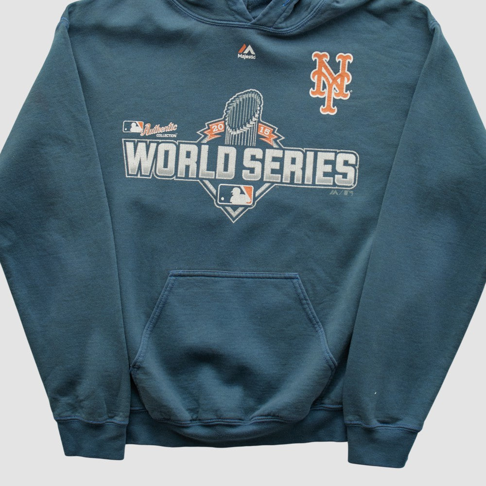 World Series Gildan 2015 Hooded Sweatshirt - Navy - Vintage - Fanatics Discount
