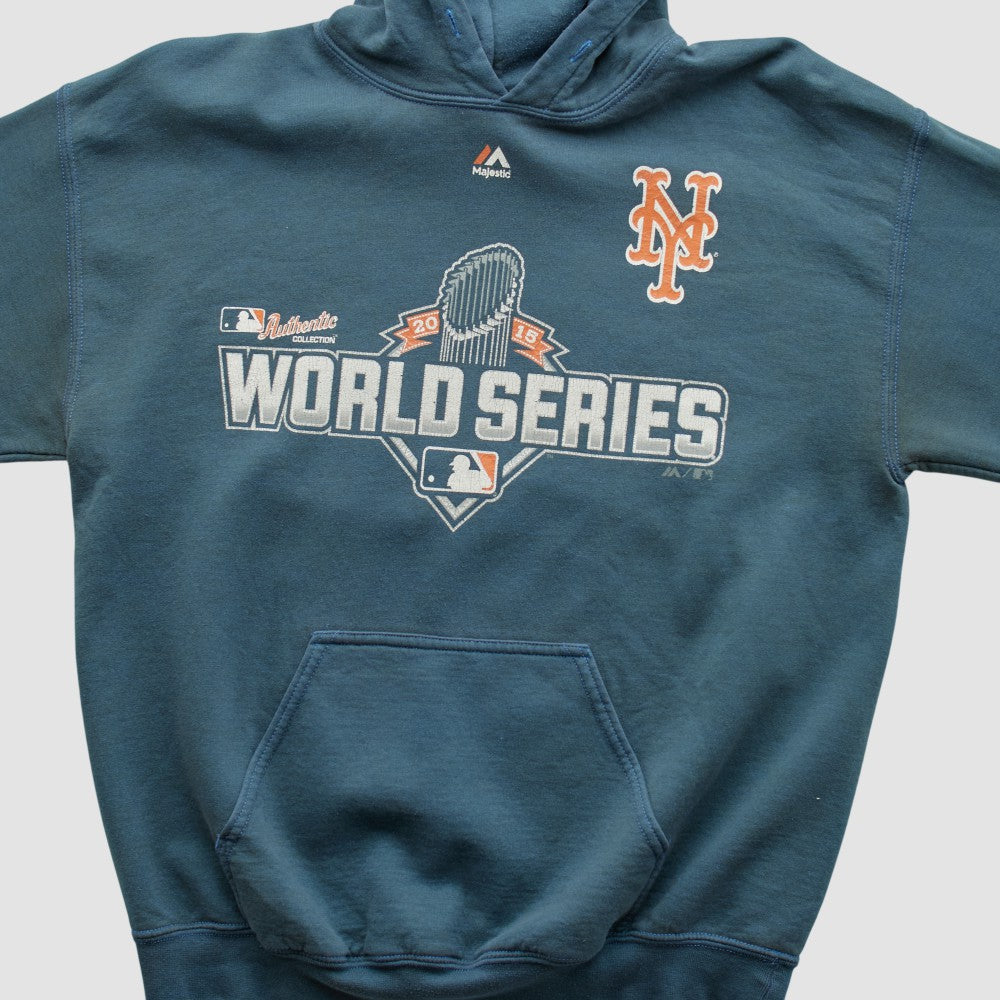 World Series Gildan 2015 Hooded Sweatshirt - Navy - Vintage - Fanatics Discount