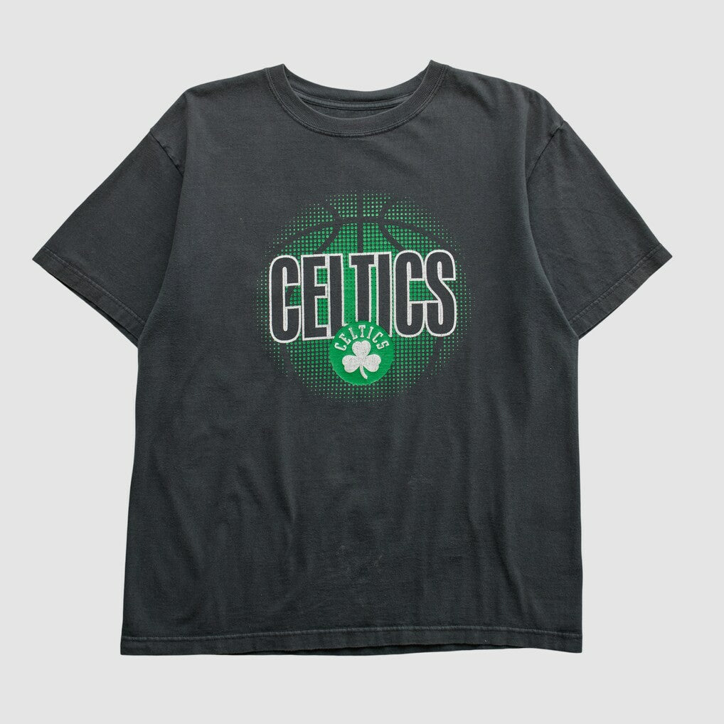 Boston Celtics NBA 2010s T-shirt Black Vintage | Vintage Near Me