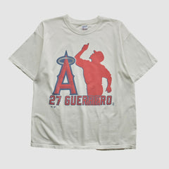Los Angeles Angels Gildan 2000s T-shirt - White - Vintage - Fanatics Sale