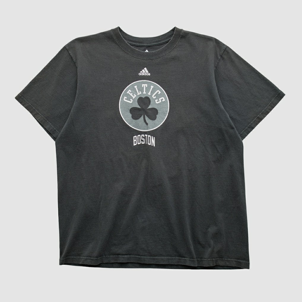 Boston Celtics 2010s T-shirt Black Vintage | Adidas