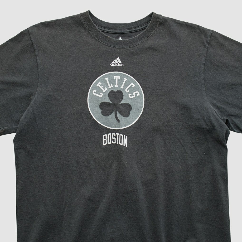 Boston Celtics 2010s T-shirt Black Vintage | Adidas