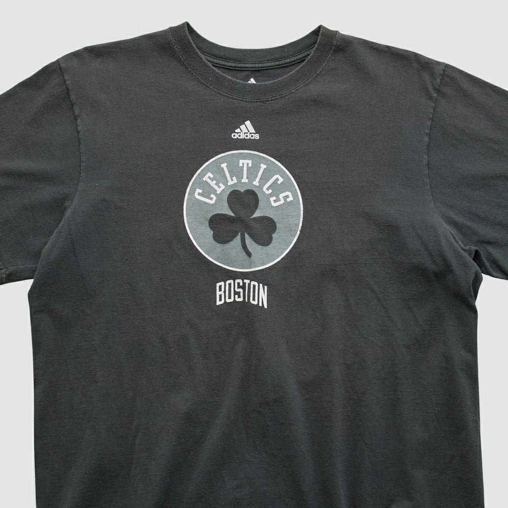 Boston Celtics 2010s T-shirt Black Vintage | Adidas