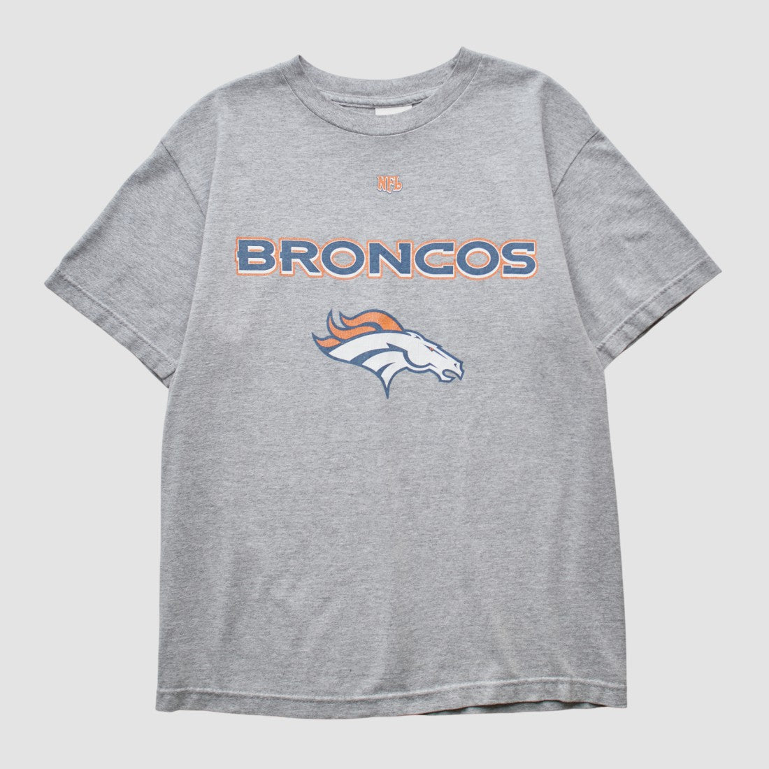 Fanatics Denver Broncos NFL 2000s T-shirt Heather Gray Vintage