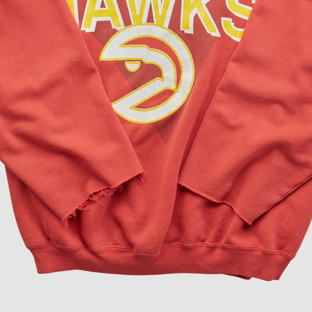 Atlanta Hawks Hanes 90s Pullover Sweatshirt Red Vintage | Vintage discount