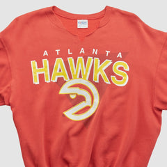 Atlanta Hawks Hanes 90s Pullover Sweatshirt Red Vintage | Vintage discount