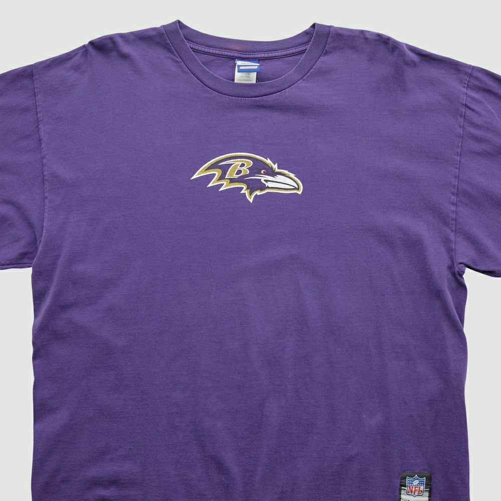 Fanatics Baltimore Ravens Reebok 2000s Long Sleeve T-shirt Purple Vintage