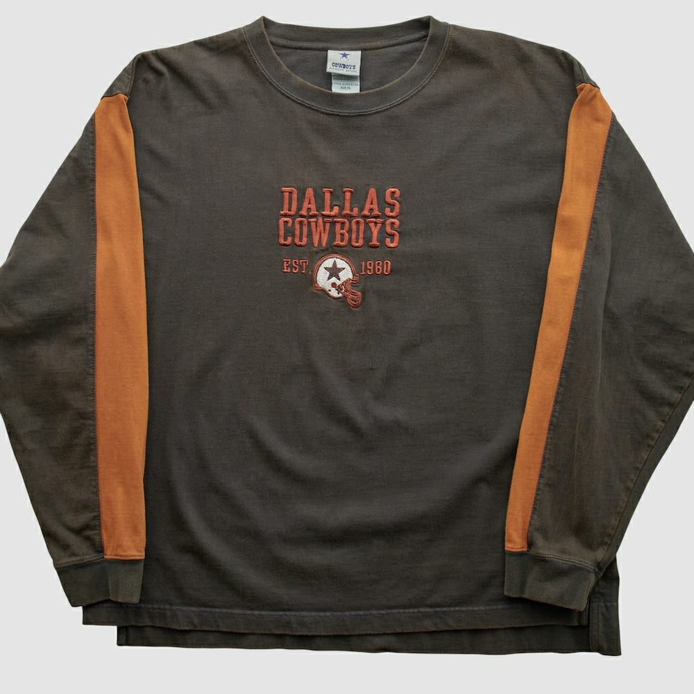 Fanatics Dallas Cowboys Cowboys Authentic Apparel 2010s Long Sleeve T-shirt Black Vintage