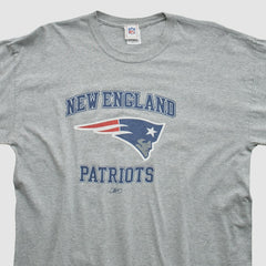 Fanatics New England Patriots NFL 2000s Long Sleeve T-shirt Heather Gray Vintage