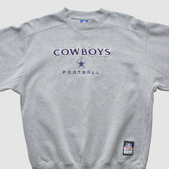 Fanatics Dallas Cowboys Reebok 2000s Pullover Sweatshirt Heather Gray Vintage