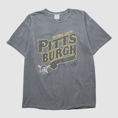 Pittsburgh Pirates Genuine Merchandise 2000s T-shirt - Gray - Vintage - Fanatics Online