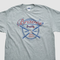 Atlanta Braves CSA 2002 T-shirt - Heather Gray - Vintage - Fanatics Online