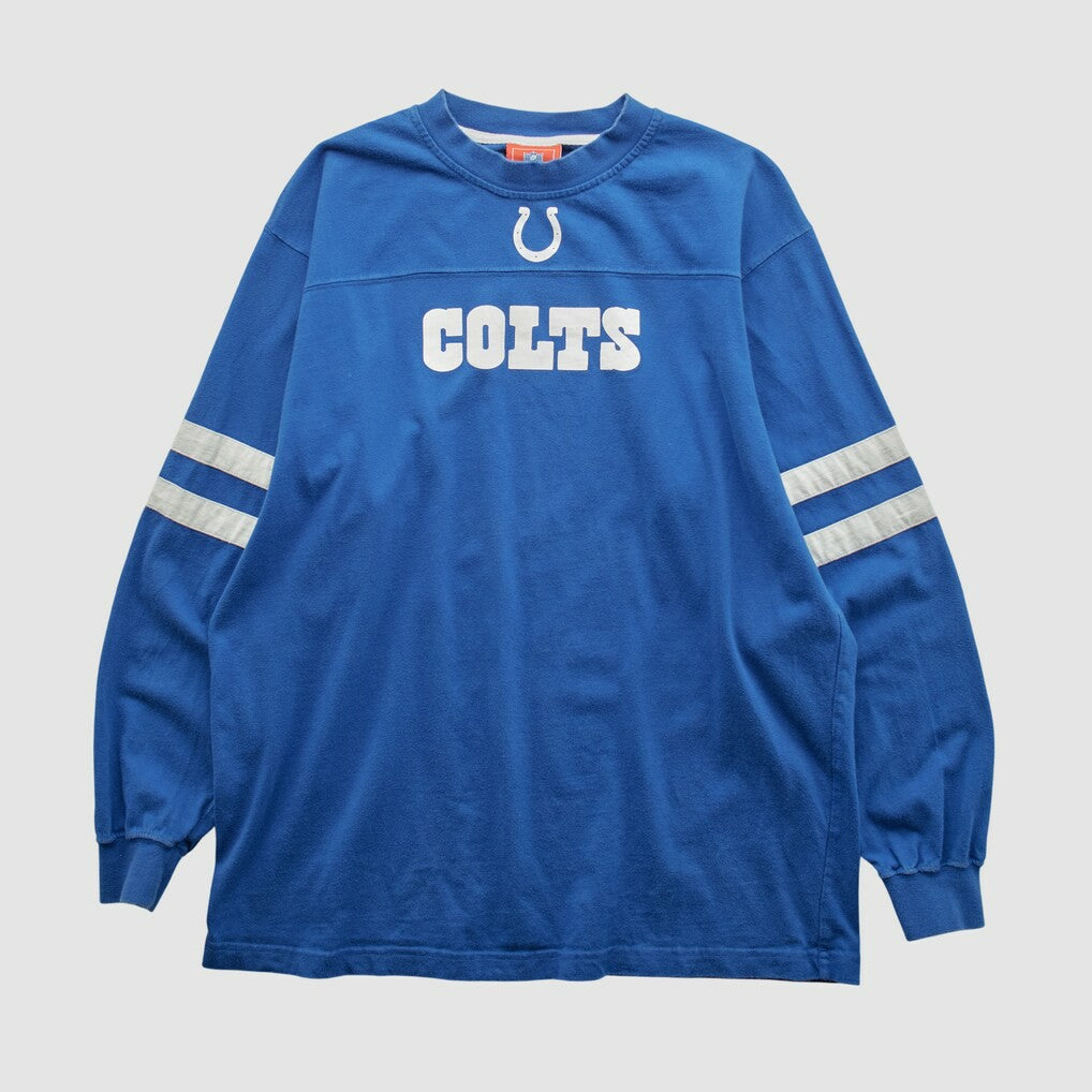 Fanatics Indianapolis Colts NFL 2000s Long Sleeve T-shirt Blue Vintage