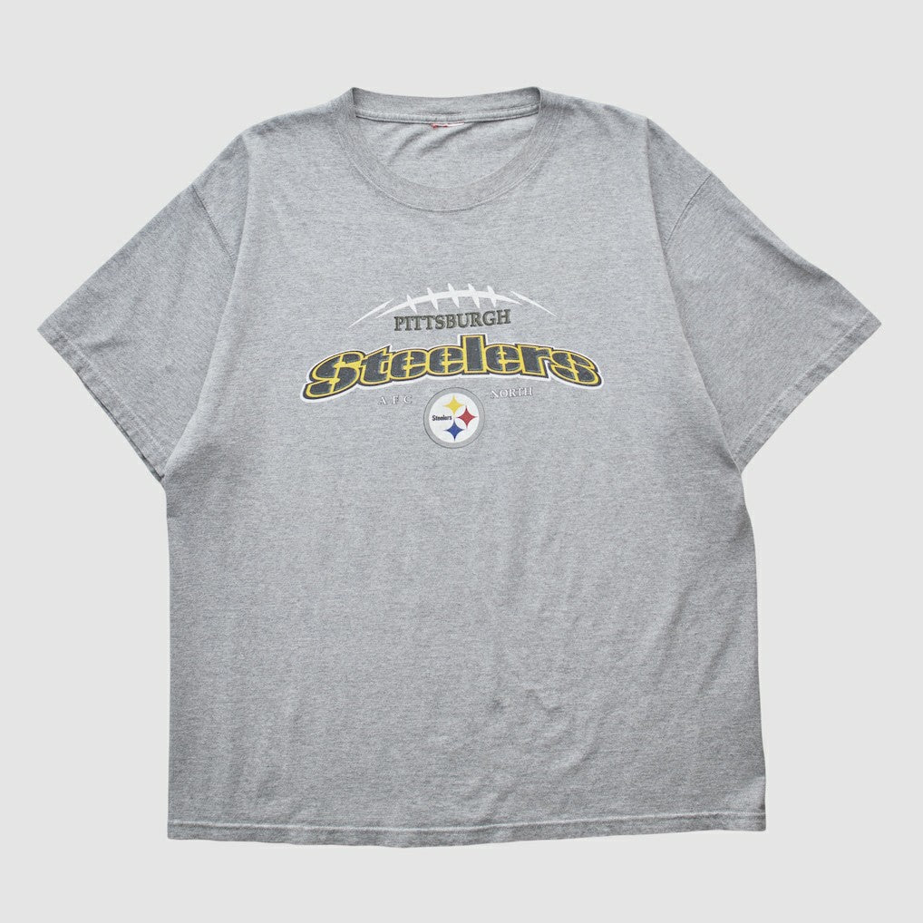 Fanatics Pittsburgh Steelers 2000s T-shirt Heather Gray Vintage