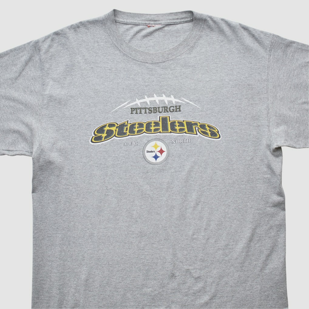 Fanatics Pittsburgh Steelers 2000s T-shirt Heather Gray Vintage