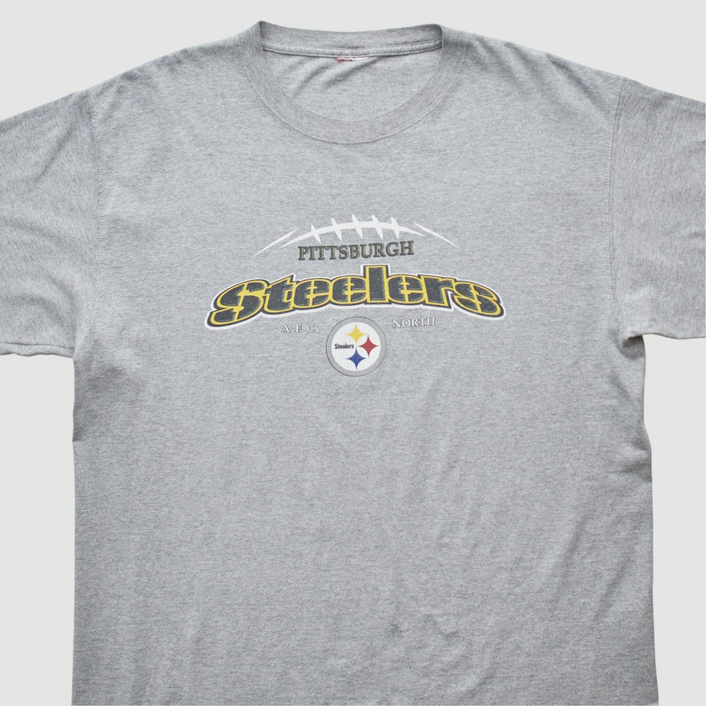 Fanatics Pittsburgh Steelers 2000s T-shirt Heather Gray Vintage
