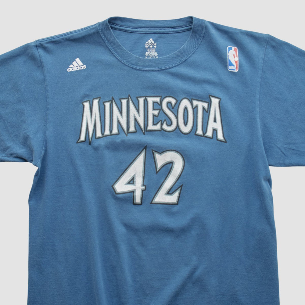 Minnesota Timberwolves 2010s T-shirt Blue Vintage | Adidas