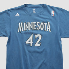 Minnesota Timberwolves 2010s T-shirt Blue Vintage | Adidas