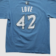Minnesota Timberwolves 2010s T-shirt Blue Vintage | Adidas