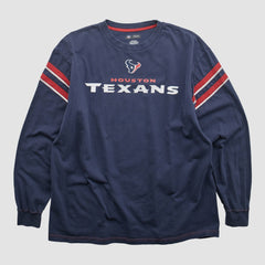 Fanatics Houston Texans NFL 2010s Long Sleeve T-shirt Navy Vintage