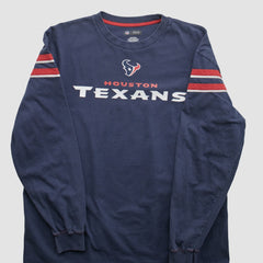 Fanatics Houston Texans NFL 2010s Long Sleeve T-shirt Navy Vintage