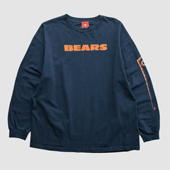 Fanatics Chicago Bears NFL 2000s Long Sleeve T-shirt Navy Vintage