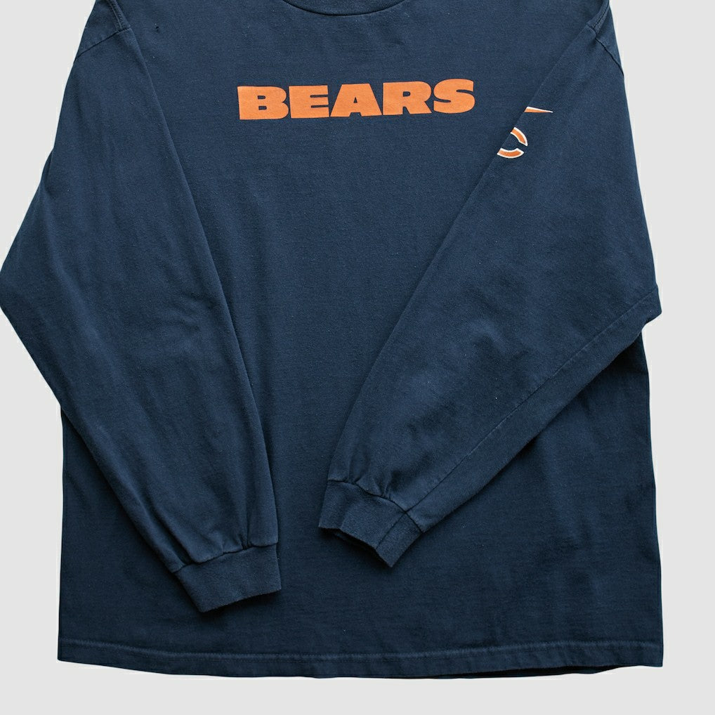 Fanatics Chicago Bears NFL 2000s Long Sleeve T-shirt Navy Vintage