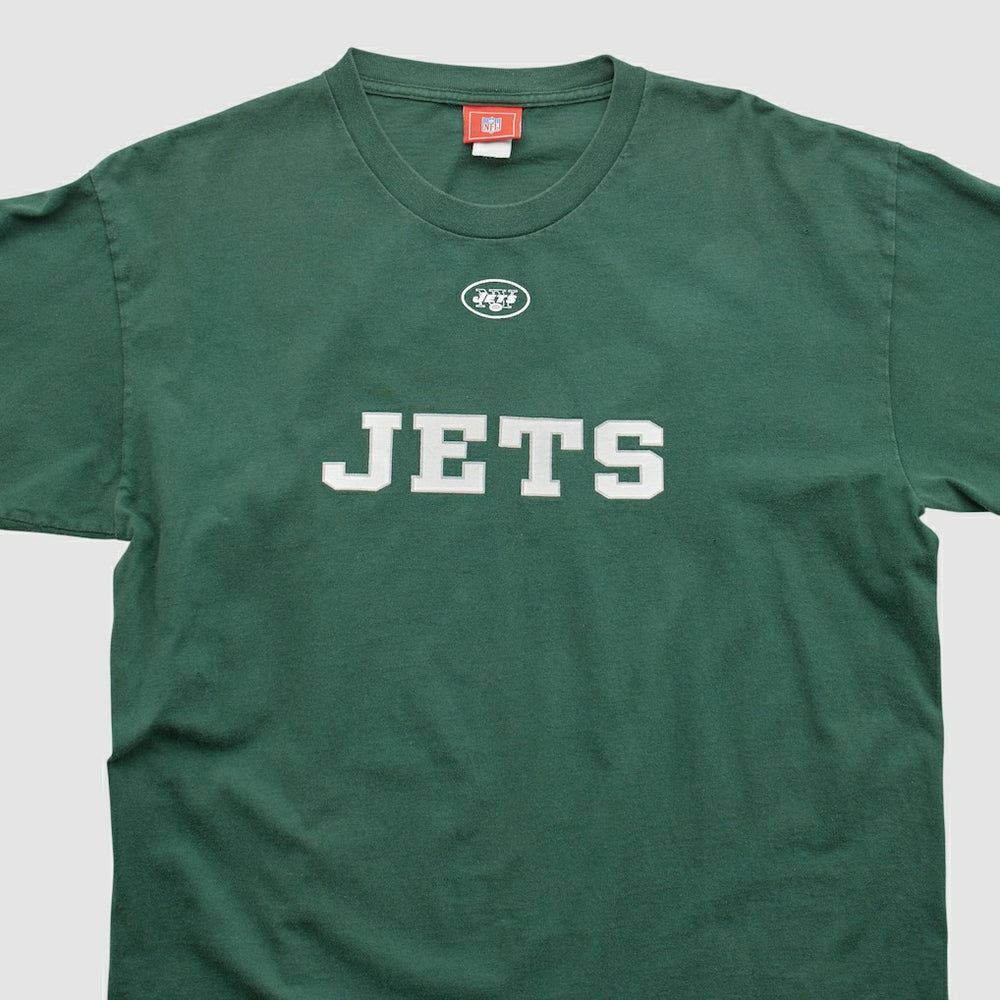 Fanatics New York Jets NFL 2000s Long Sleeve T-shirt Green Vintage