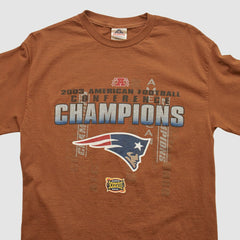 Fanatics New England Patriots Alstyle 2003 Long Sleeve T-shirt Clay Vintage