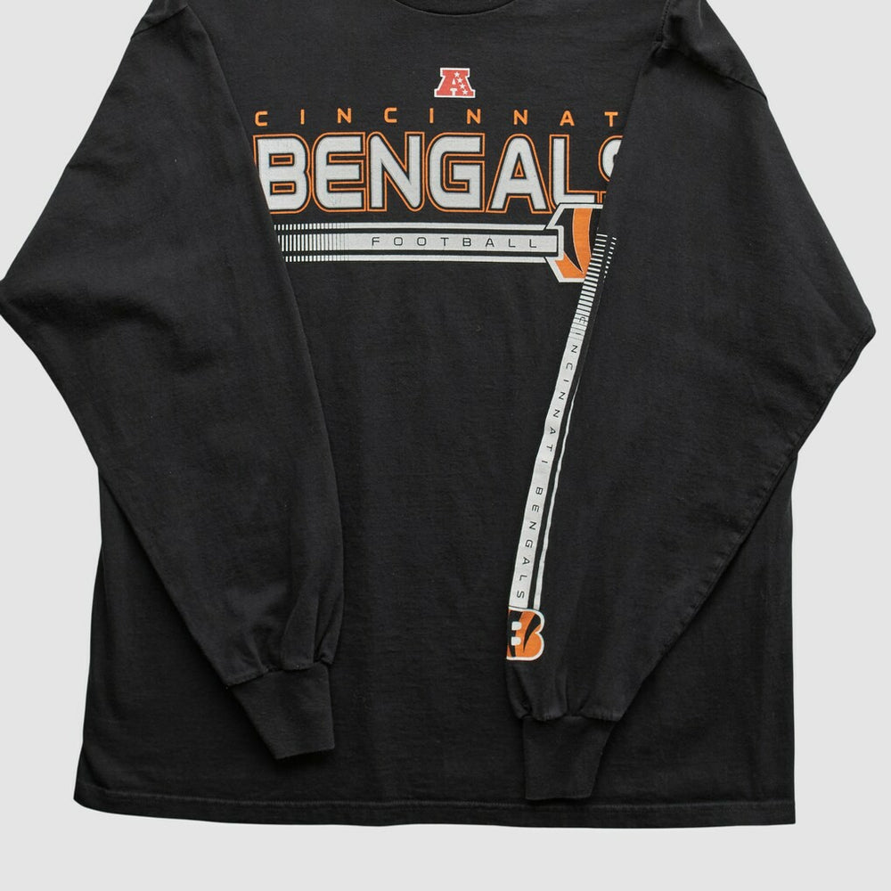 Fanatics Cincinnati Bengals NFL 2010s Long Sleeve T-shirt Black Vintage