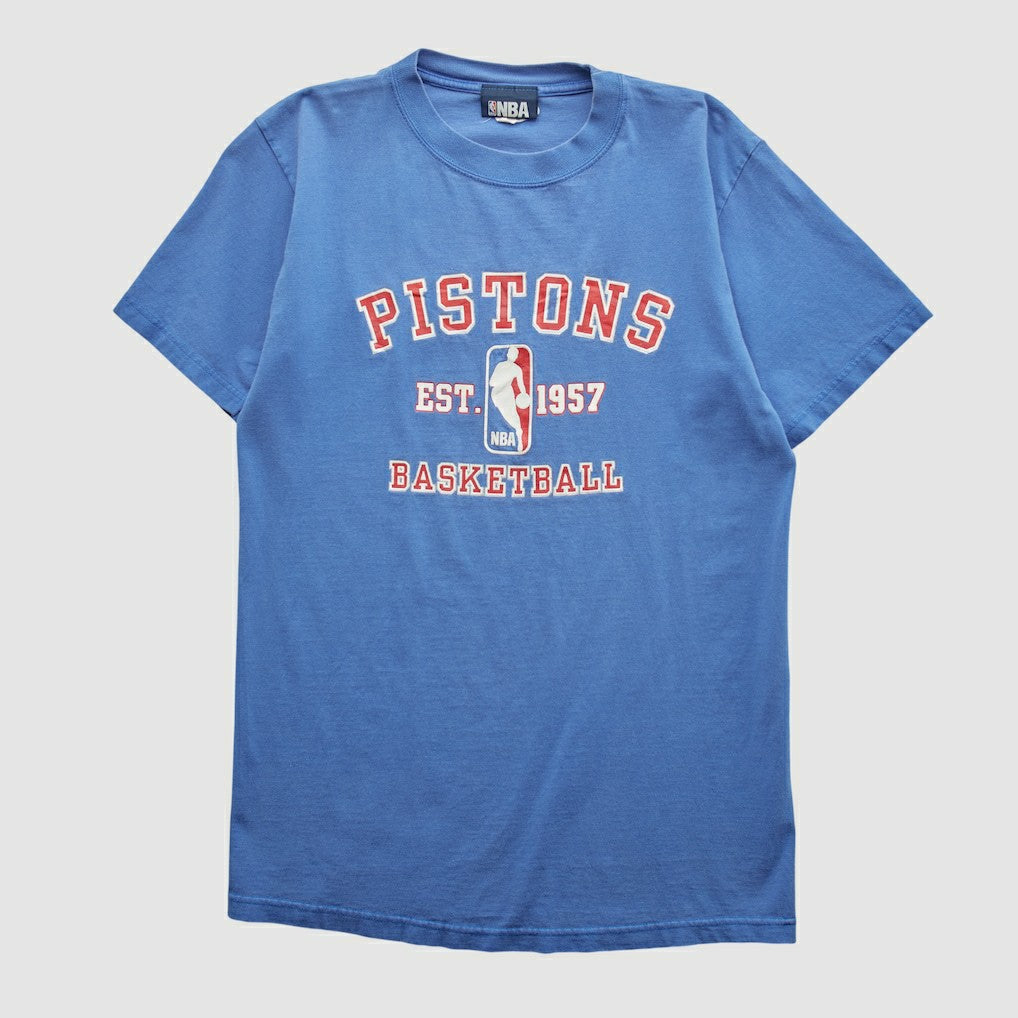 Detroit Pistons NBA 2000s T-shirt for sale Blue Vintage | Vintage Lifestyle