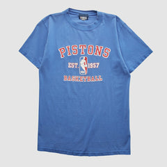 Detroit Pistons NBA 2000s T-shirt for sale Blue Vintage | Vintage Lifestyle