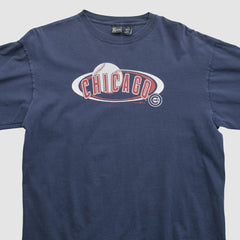 Chicago Cubs Gear For Sports 2000s Long Sleeve T-shirt - Navy - Vintage - Fanatics Discount