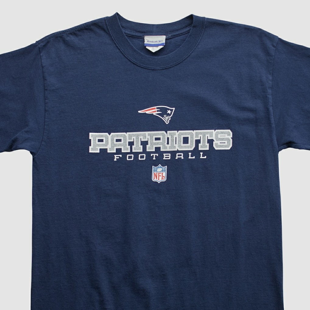 Fanatics New England Patriots Reebok 2000s T-shirt Navy Vintage