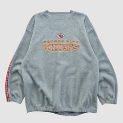 Fanatics Kansas City Chiefs Active 2000s Pullover Sweatshirt Gray Vintage