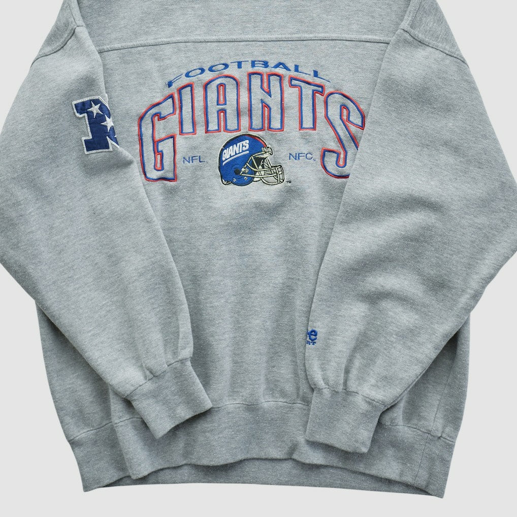 Fanatics New York Giants Lee Apparel 90s Pullover Sweatshirt Gray Vintage