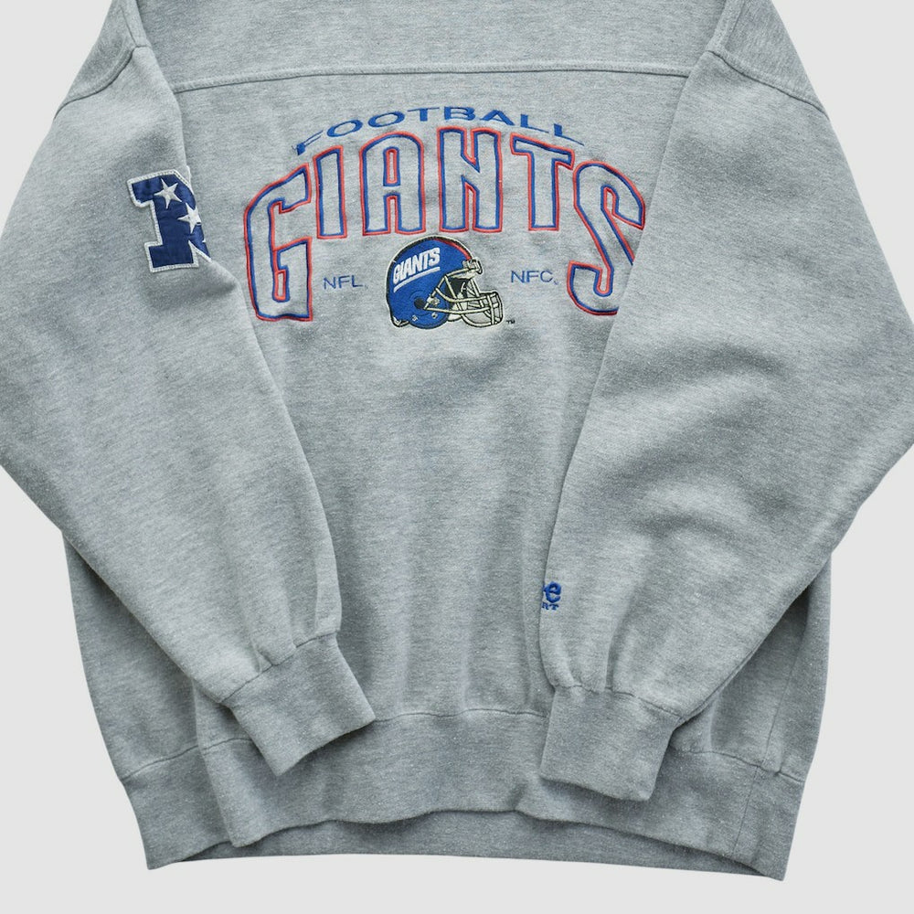 Fanatics New York Giants Lee Apparel 90s Pullover Sweatshirt Gray Vintage