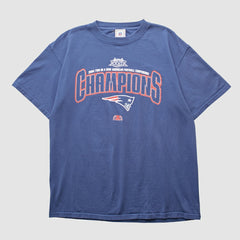 Fanatics New England Patriots NFL 2004 T-shirt Blue Vintage