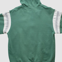 Fanatics New York Jets Reebok 2000s Hooded Full Zip Sweatshirt Green Vintage
